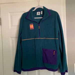 NWOT Adidas soft half zip sweatshirt